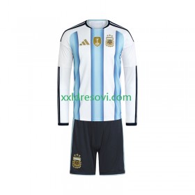 Argentina Domaći Dječji Nogometni Dres World Cup 2026 Dugim Rukavima